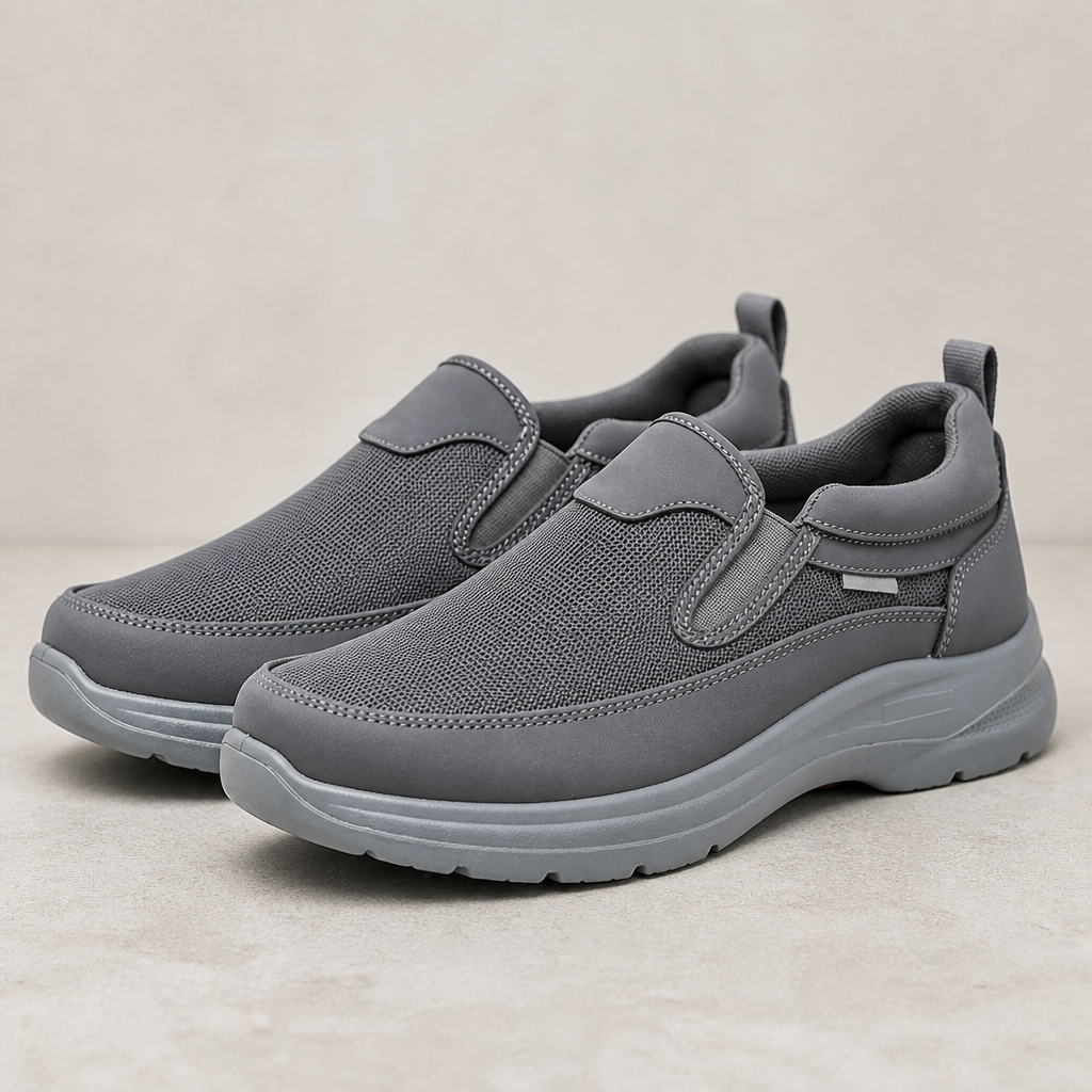 StrideEase™ – Padded Slip-On Walkers with Airy Mesh Upper