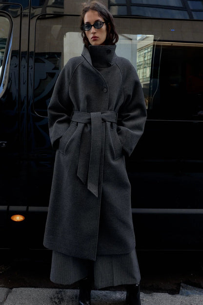 Velvetteer™ Wool Coat with Belt — Wrap Yourself in Tailored Warmth That Boosts Your Confidence All Winter Long