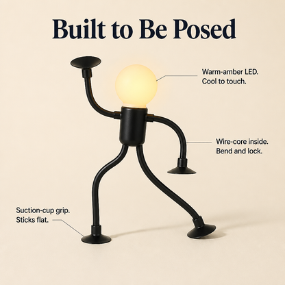 LumaEase™ — Place a Cozy Glow Lamp Companion on Any Shelf, Desk, or Bedside