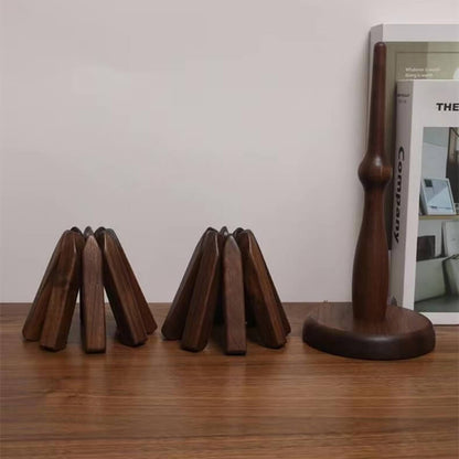 Premium Walnut Wood Mat