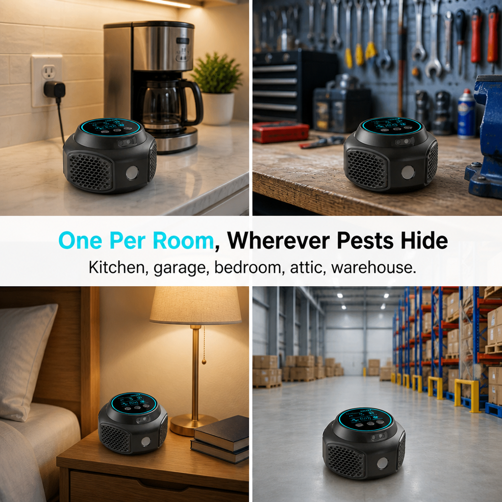 VectaShield™ — Repel Mice, Spiders & Roaches Without Laying a Single Trap