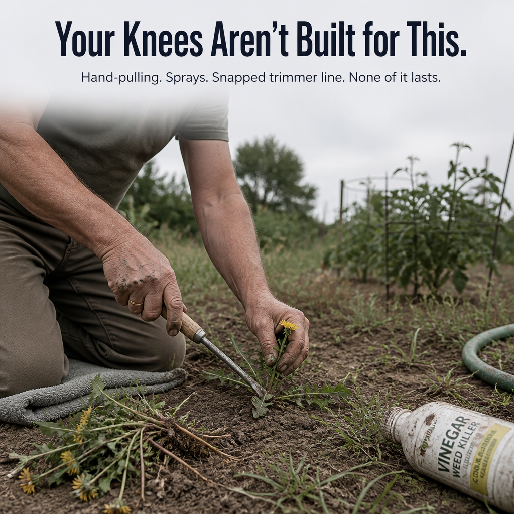 TerraBlade™ — Easy Root-to-Soil Weed Removal Without the Effort