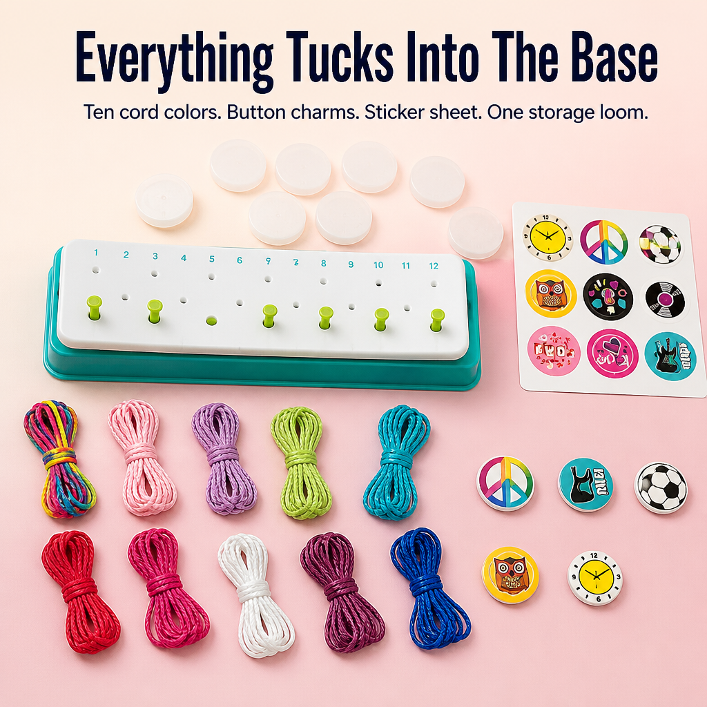 TwistCraze™ — Weave Genuine Friendship Bracelets Fast, No Knots or Tears