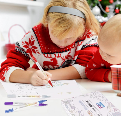 ColorVibe™ Dual-Glow Pen — Ignite Your Creativity with Dazzling Double-Color Brilliance