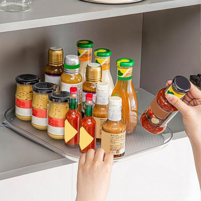 Rotating Refrigerator Organizer - Spin, Grab, Done!