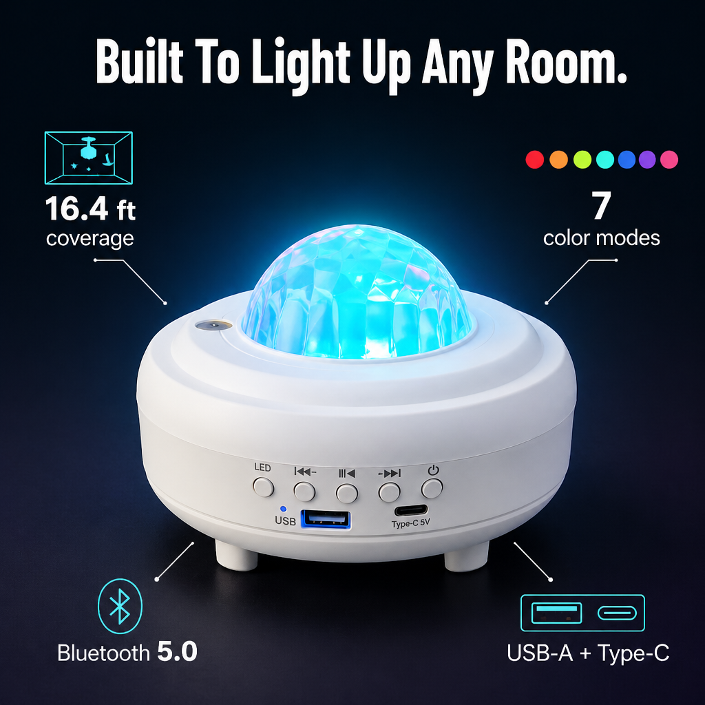 CelestiBeam™ — Slip Into Sleep Beneath Aurora Waves Without Leaving Your Bed