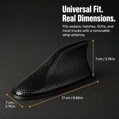 SkyRazor™ — Swap the Stock Whip for a Factory-Style Shark Fin in 60 Seconds