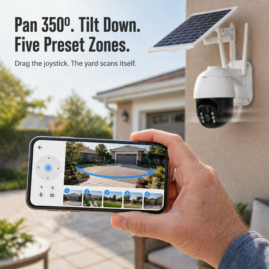 SolarSentry™ Wireless Outdoor Camera — Monitor Every Blind Spot Around the Clock, Wire-Free, Subscription-Free