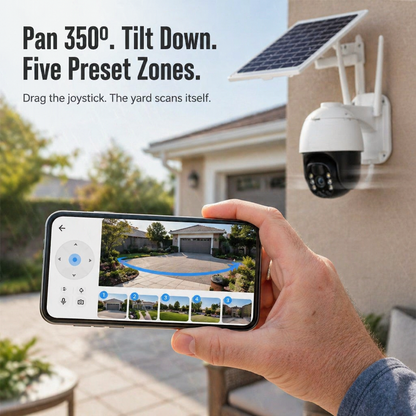 SolarSentry™ Wireless Outdoor Camera — Monitor Every Blind Spot Around the Clock, Wire-Free, Subscription-Free