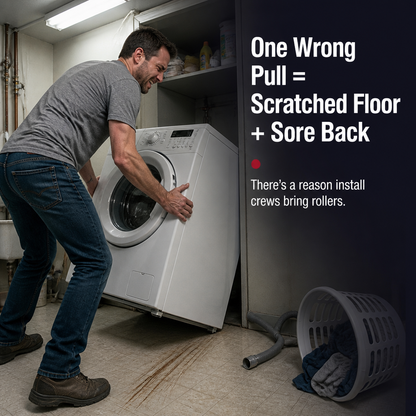 GlideForce™ — Effortlessly Move Heavy Appliances Alone Without Pain or Scratches