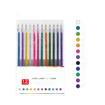 PrismaShine™ Glitter Pens — Ignite Your Creativity with Vibrant, Smudge-Proof Sparkle
