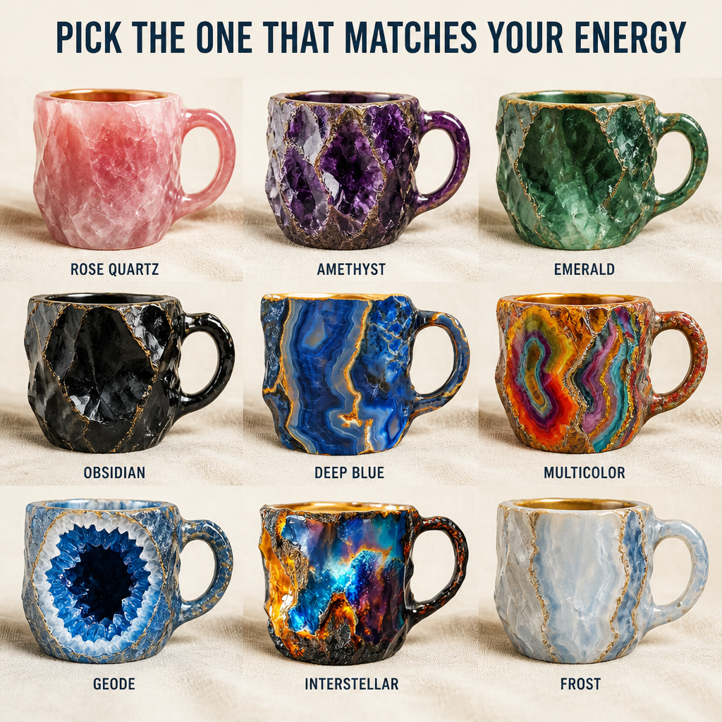CrystaStone™ — Turn Every Sip Into a Stunning Celebration of Natural Beauty and Warmth