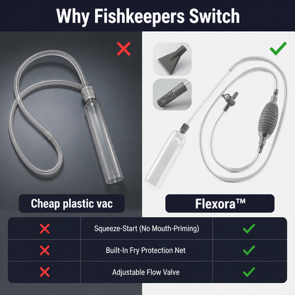 Flexora™ — Empty Your Tank in 5 Minutes Without Bending or Mouth-Priming