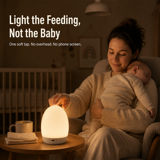 SereniNest™ — Gentle Nighttime Feeds Without Brightening the Baby