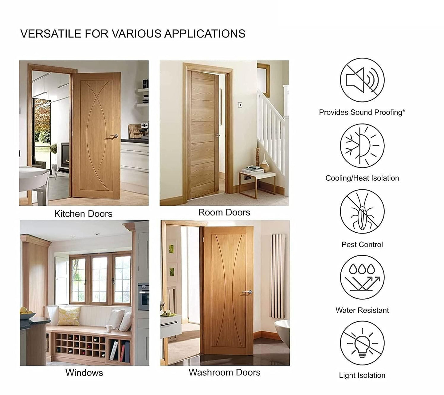 SilenceSeal™ Door Defender — Lock Out Cold Drafts and Noise for Instant Calm