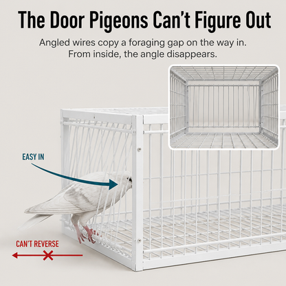 SkyLatch™ — Outsmart Pigeons and Reclaim Your Garden Peacefully