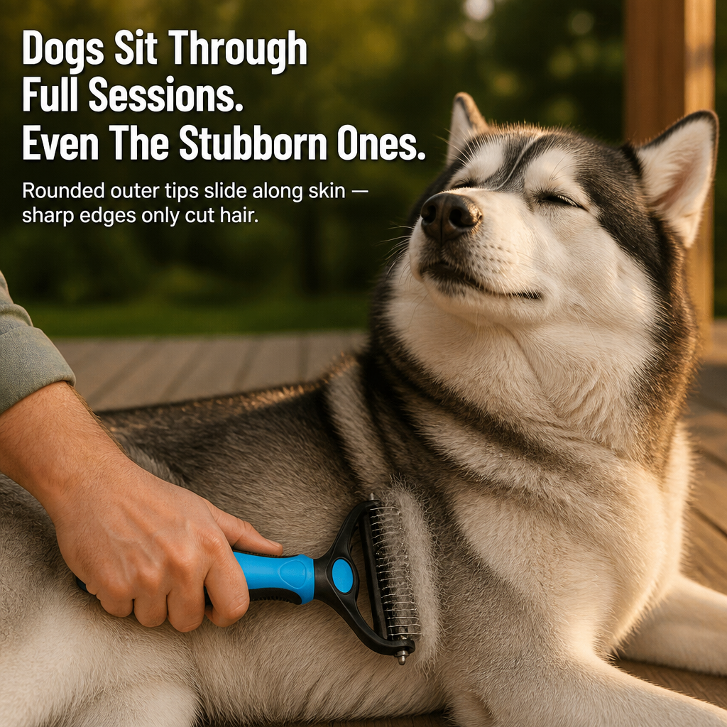 FurEase™ — Remove A Small Dog's Amount Of Undercoat Without The Yelping