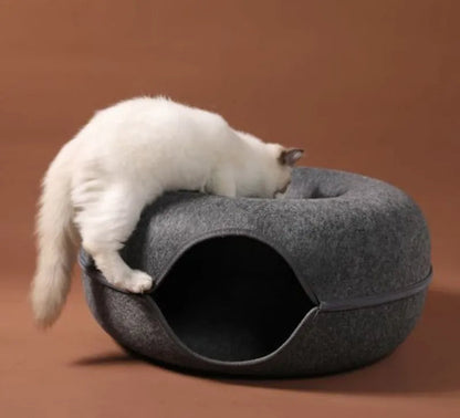 CatDome - Donut-Shaped Cat Tunnel Bed