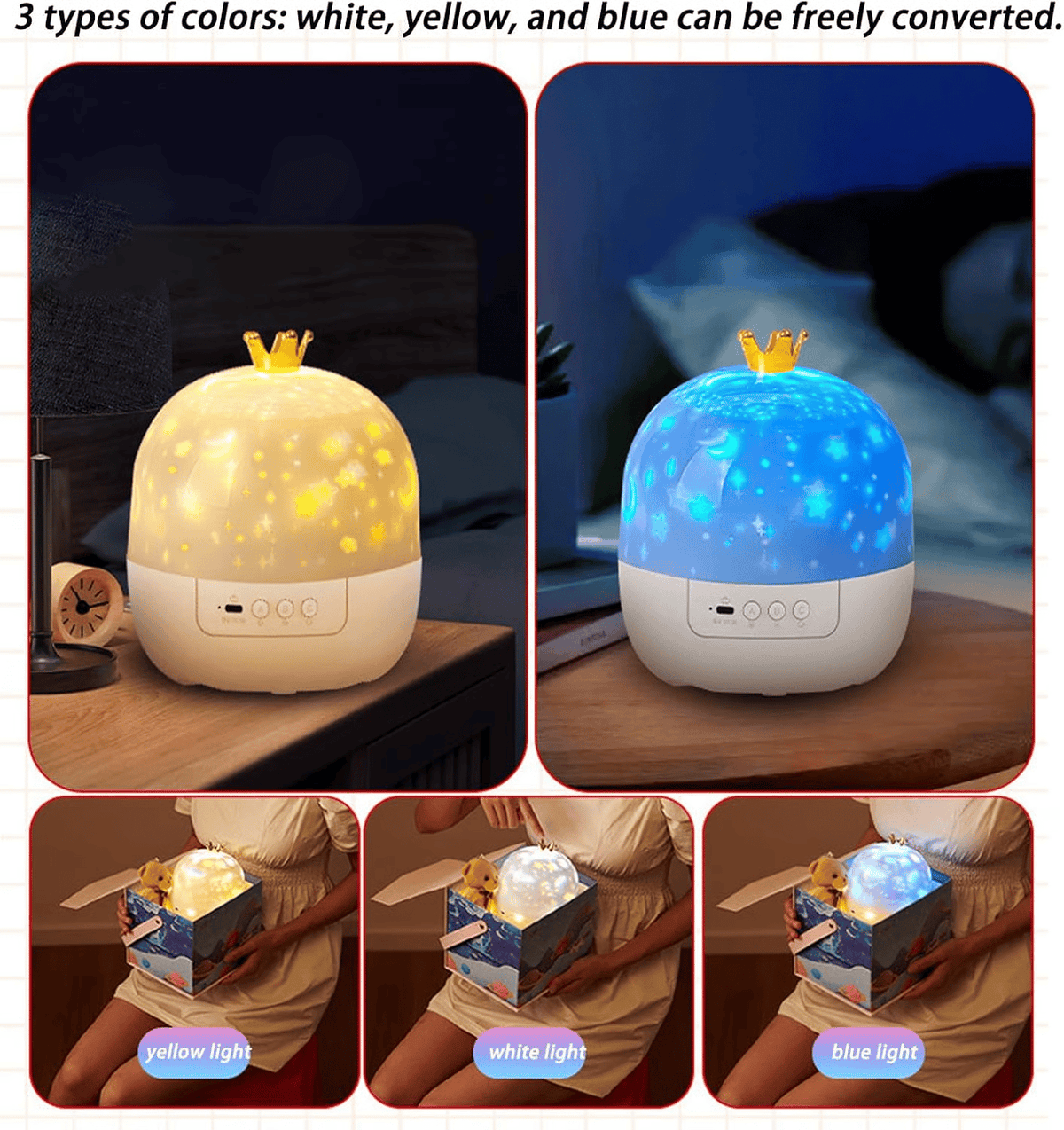 LumaNest™ 15-Film Baby Projector — Transform Bedtime into a Magical, Fear-Free Adventure