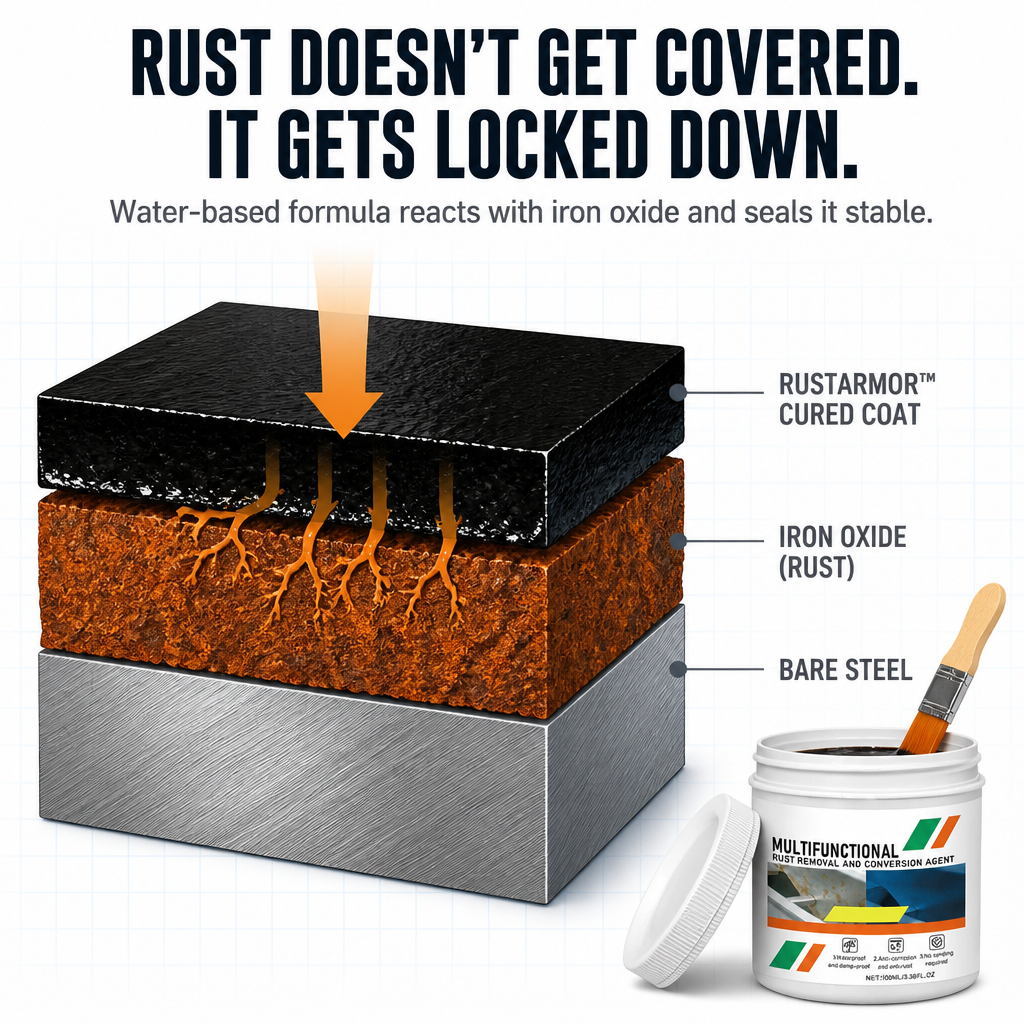 RustArmor™ — Apply It, Eradicate Rust, Protect Your Metal for Years