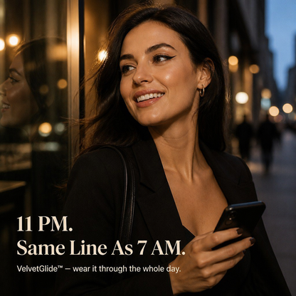 VelvetGlide™ — Glide Once, Wear Smudge-Free All Day Long