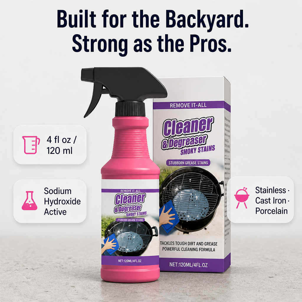 FlameForce™ — Remove Stubborn Burnt Grease from Your Grill in Just Two Minutes