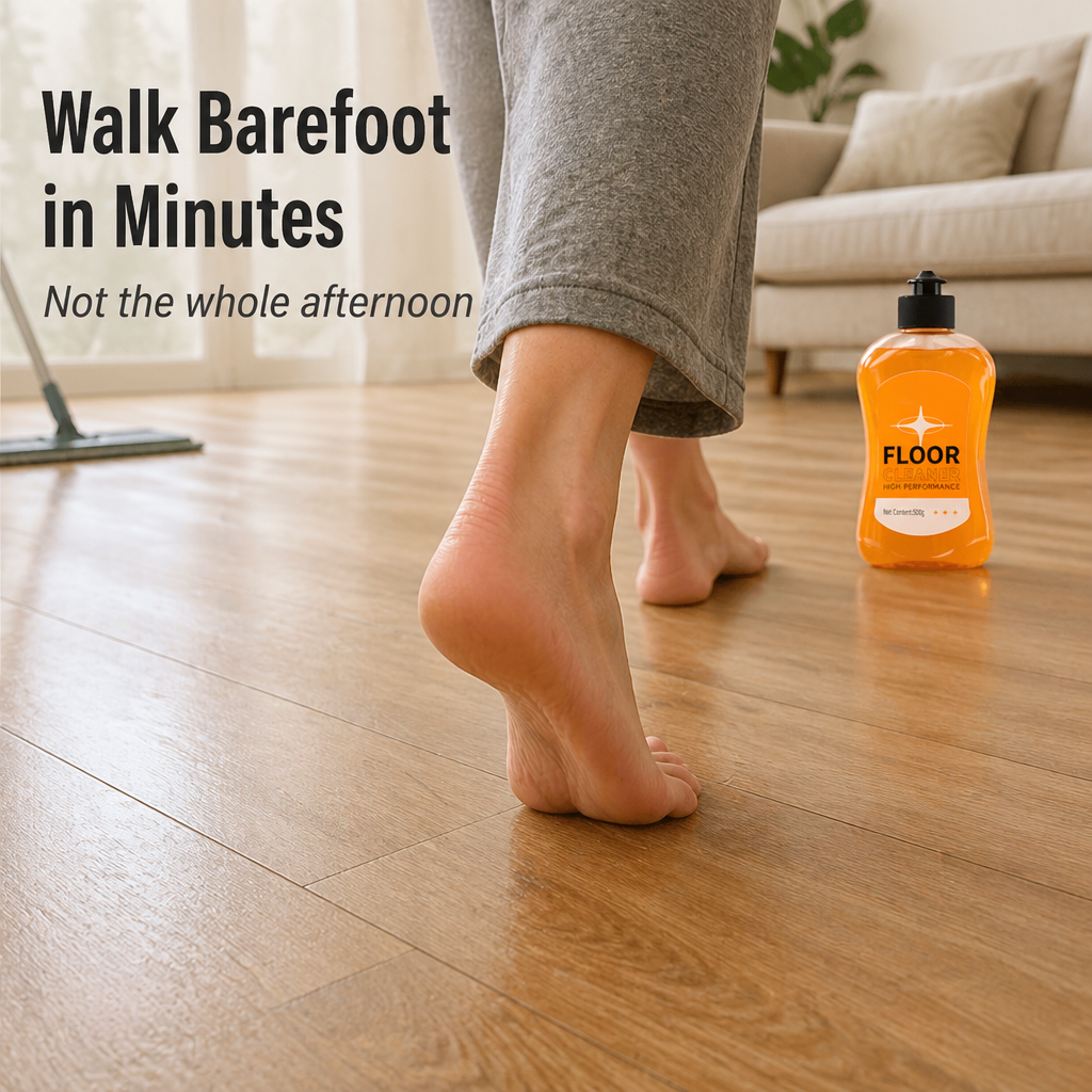 FloorLuxe™ — Mop Bamboo, Tile, and Wood Without the Sticky Chemical Residue