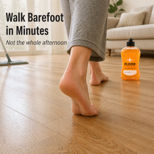FloorLuxe™ — Mop Bamboo, Tile, and Wood Without the Sticky Chemical Residue