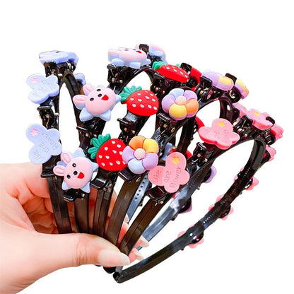 GlimmerPetal™ Hairpin Headband Set — Light-Up Her Look with All-Day Comfort and Magical Style