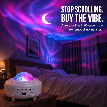 CelestiBeam™ — Slip Into Sleep Beneath Aurora Waves Without Leaving Your Bed