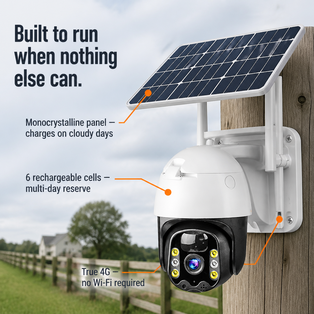 SecureVue™ — Protect Your Property Wireless, Without Wi-Fi or Power Sources