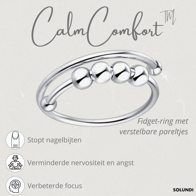 CalmComfort | Fidget ring with adjustable beads