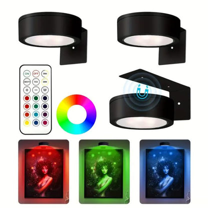 Brillanta™ — Ignite Your Walls with Colorful, Magnetic Art Lighting Magic