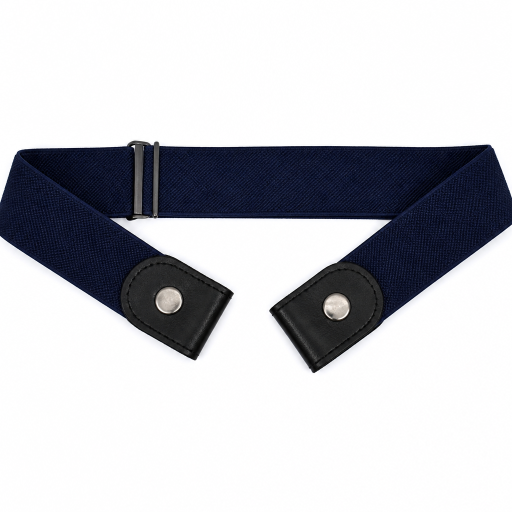 FlexiStride™ – Snapless Stretch Belt with Hidden Closure