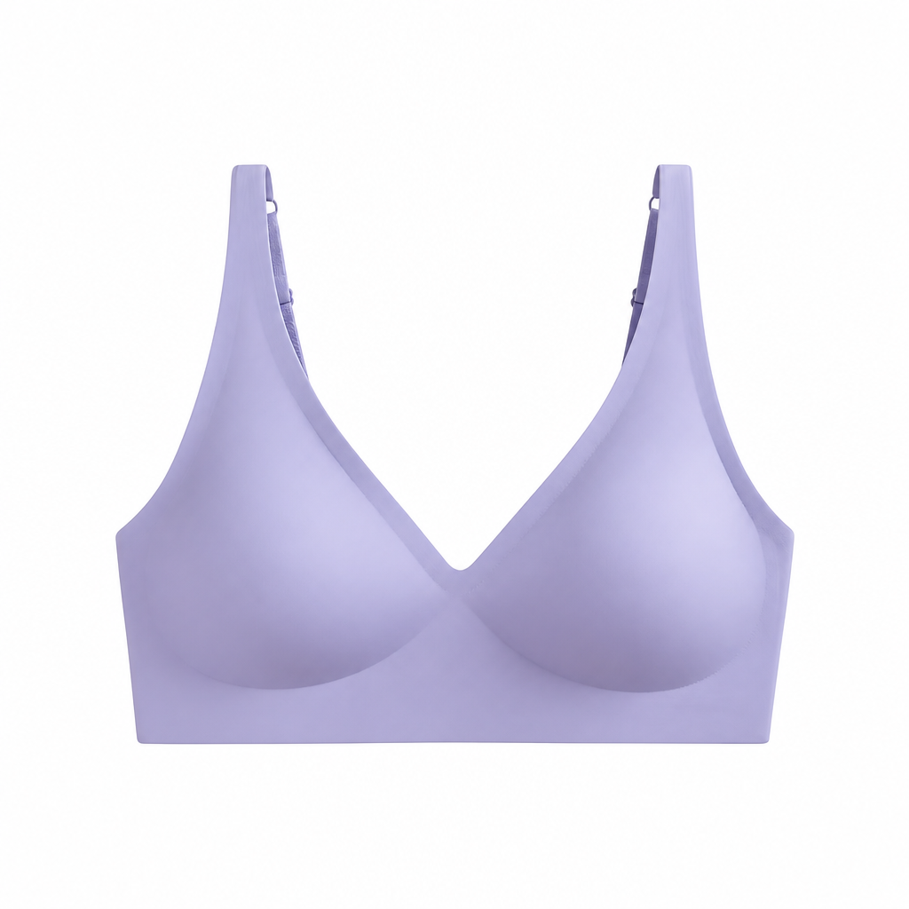 SilkenEase™ – Wire-Free Invisible V-Neck Comfort Bra