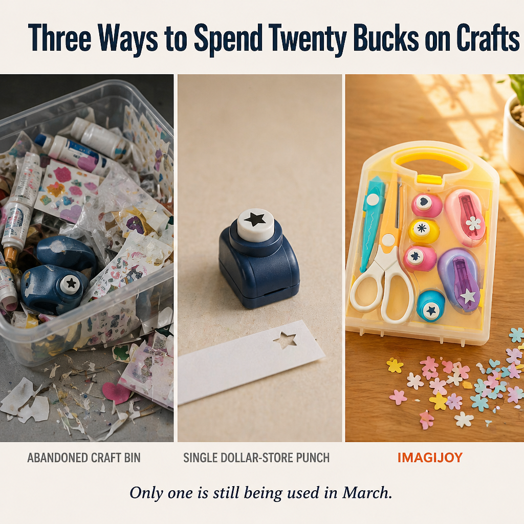 ImagiJoy™ — Punch, Snip & Create Their Path to Stronger Little Hands