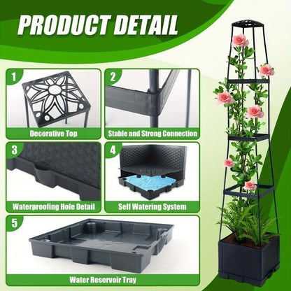 SkyRise Stand™ — Transform Cramped Spaces into Towering Gardens That Thrive Effortlessly