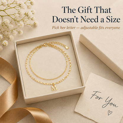 LuminaGleam™ — Layer Your Initial in Gold That Endures Beyond Summer