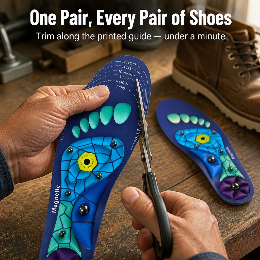 SolaraStep™ — Banish Fatigued Feet & Achy Arches With Acupressure Cushion Relief