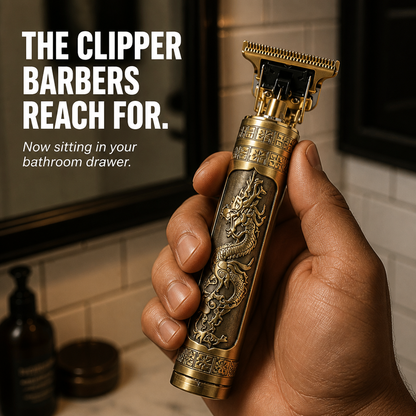 EdgeCraft™ Vintage T-Blade Trimmer — Shape Fades & Edges with Pro-Level Precision