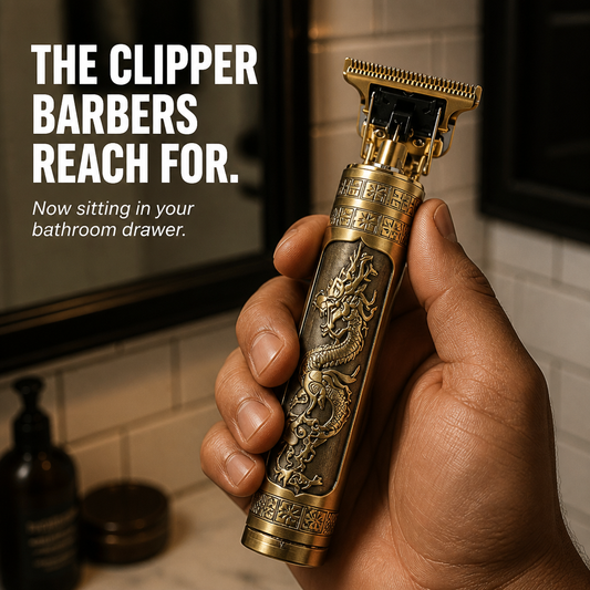 EdgeCraft™ Vintage T-Blade Trimmer — Shape Fades & Edges with Pro-Level Precision