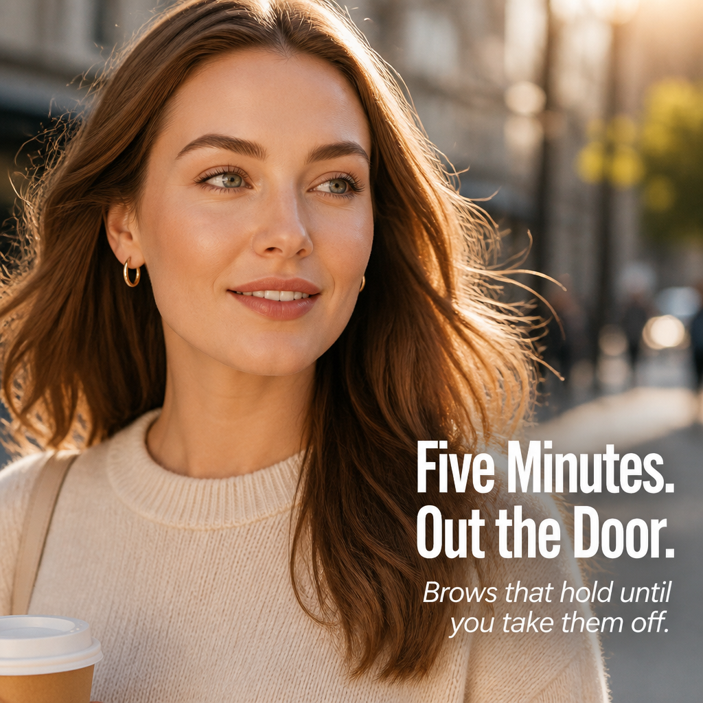 NatuSculpt™ 4-Tip Brow Pen — Draw Natural Hair-Like Brows in 60 Seconds That Stay Put