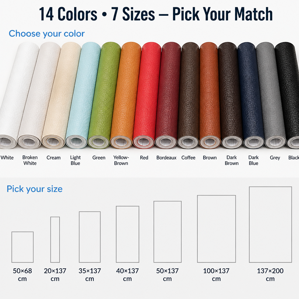 PatchPerfect™ — Conceal Peeling Sofas, Faded Car Seats & Cracked Leather Fast