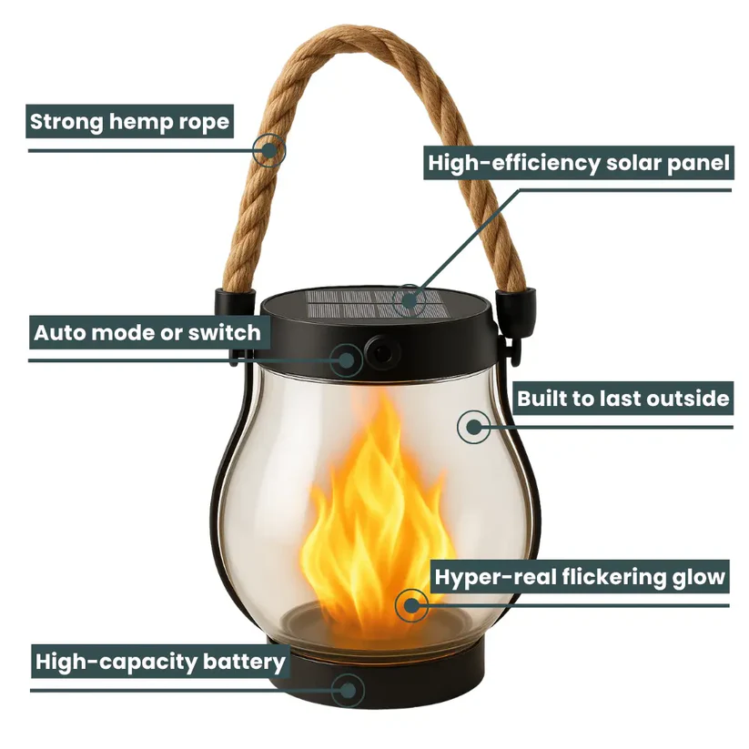 EmberMuse™ — Ignite Cozy Nights with Safe, Mesmerizing Solar Glow
