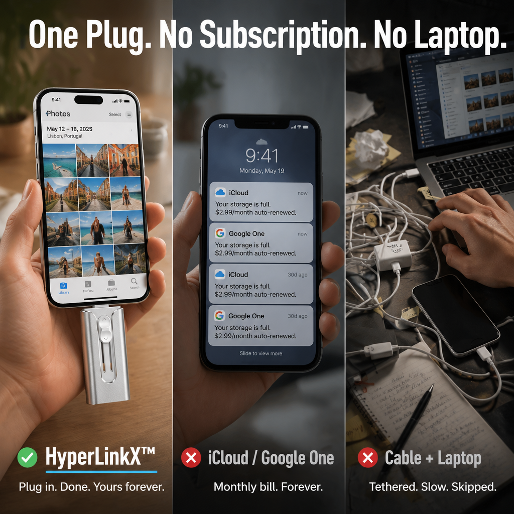 HyperLinkX™ — Ultra-Fast Sync That Keeps Your Device Secure and Sleek