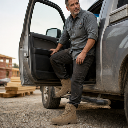 VortexTrail™ – Tactical Side-Zip Footwear with Slip-Resistant Rugged Sole