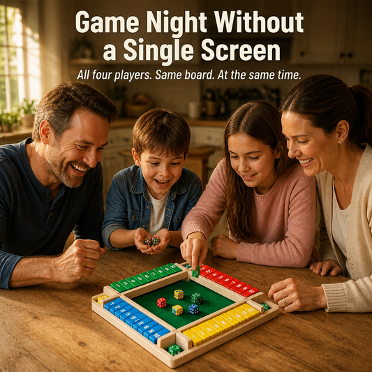 GameFlare™ — Swap Screen Time for the 4-Player Dice Showdowns Kids Crave