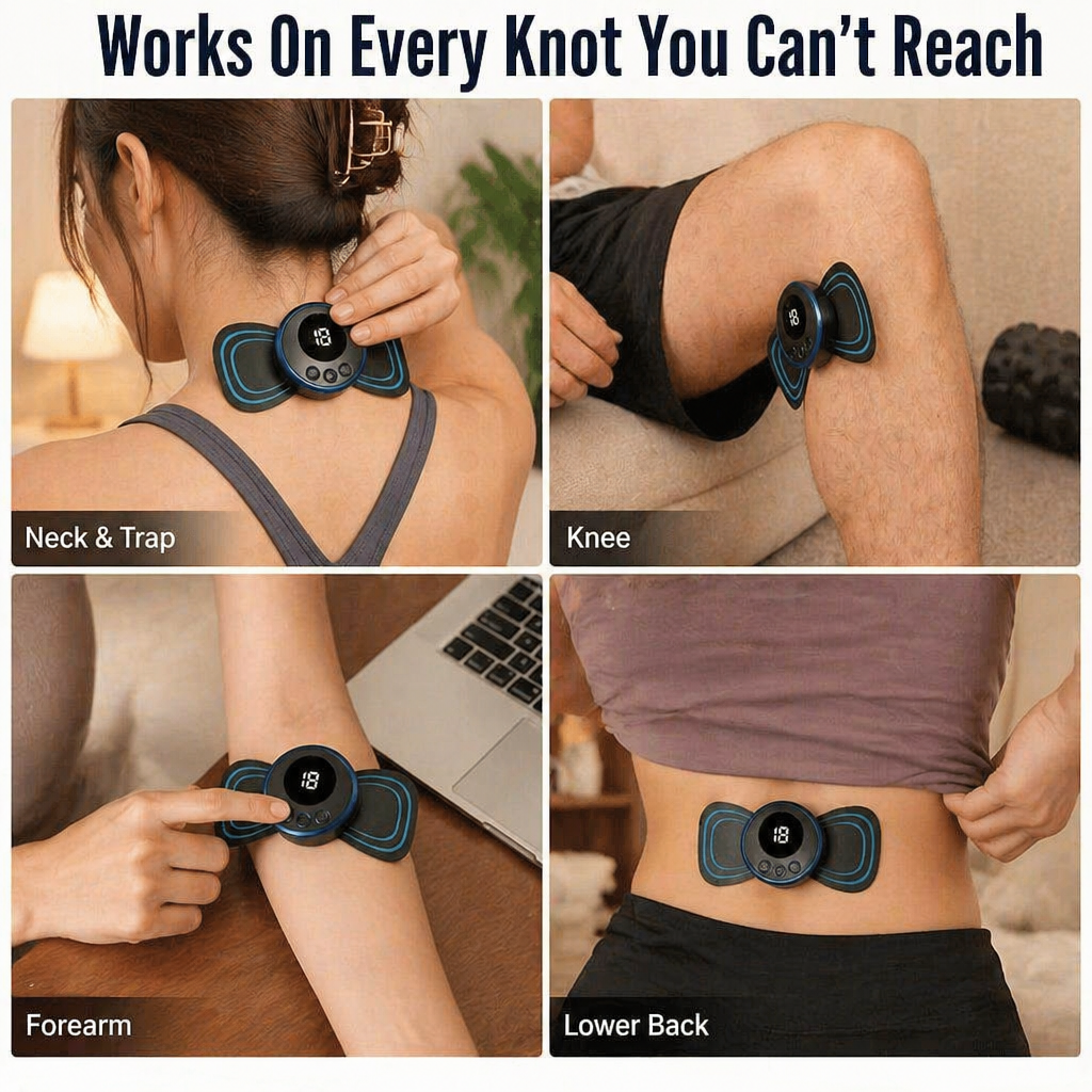 FlexiPulse™ Portable Massager — Dissolve Muscle Tightness Anytime for Quick Calm & Boosted Energy