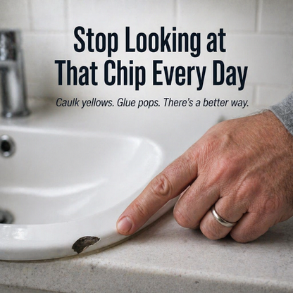 LuxePatch™ — Match Color & Repair Cracked Tile, Stone, or Porcelain Instantly