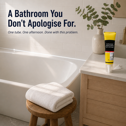 AquaShield™ — Reseal Bathroom and Kitchen Edges Minus the Caulk Gun